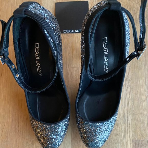 DSquared Glitter Pumps - Picture 4 of 8
